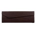 SLOWER(スロウワー) EYEGLASS CASE WOOD メガネケース SLW500 ダークブラウン