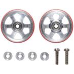 ミニ四駆 19mmプラリング付アルミベアリングローラー 6本スポーク レッド 95513 TAMIYA