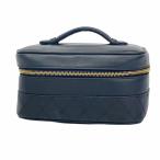 [6dc2399-k] Chanel косметичка Bicolore овчина черный Gold металлические принадлежности [ б/у ] женский 