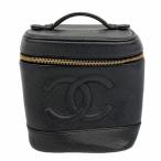 [6fd5913] Chanel косметичка черная икра s gold черный Gold металлические принадлежности [ б/у ] женский 