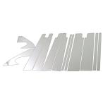 BRIGHTZ Succeed 160 165 супер зеркальный нержавеющая сталь металлизированный стойка panel козырек иметь для 12PC [ PIL-SIL-331 ] NCP160V