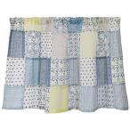 Sunny day fabric короткие занавески Rush ширина 100cm x длина 45cm ( голубой образец )