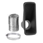 HWThiro world tray do воздушный впуск канал воздухоочиститель машина универсальный aluminium .. модель турбо воздушный воронка шланг воздуховода ( прямоугольник )