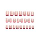 24Pcs простой French ногти ga- Lee ногти .. симпатичный присоединение коготь накладные ногти 