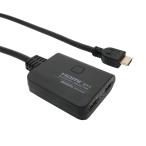 miyosiHDMI переключатель селектор 4K60Hz соответствует 1 ввод 2 мощность 2 ввод 1 мощность интерактивный ручной переключатель HDMI premium кабель 1 шт. оборудован 0.6m