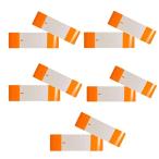 Rimikuru одноразовый напульсник флуоресценция водонепроницаемый одиночный цвет 1000 листов одним движением оборудован входить место Event ( orange )