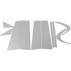 BRIGHTZ Lexus CT200h ZWA10 супер зеркальный нержавеющая сталь металлизированный стойка panel 10PC козырек иметь для [ PIL-SIL-018 ] LEX