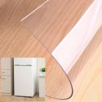 xuanlang 冷蔵庫 マット PVCキズ防止 凹み防止 床保護シート 53*62cm 厚さ2 mmフローリング 傷防止下敷 無色 透明 縮みなし