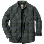 [CQR] жакет мужской толстый [ долговечность * теплоизоляция ] фланель рубашка рубашка жакет Parker проверка & одноцветный замша жакет уличный can 