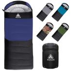 HOSUR 寝袋 シュラフ 封筒型 軽量 230T防水超暖かい コンパクト簡単収納 登山 車中泊 防災用 アウトドア キャンプ 丸洗い可能 収納袋付き