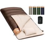 ショッピング寝袋 AIFLYCY 寝袋 シュラフ 冬用 寝袋 夏用 封筒型 ダウン【足元に二重保温・300T防水】2.5Kg 1.5Kg 3.0Kg 快適温度-25℃~