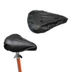 自転車 サドルカバー 1Pcs 防塵 防水 日焼け防止 再利用可能 取り付けが簡単 サドルカバー 自転車さどるかば あらゆる自転車シートに対応（Bla