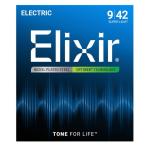 エリクサー 弦 エレキギター 009-042 スーパーライト Elixir 19002 Super Light Optiweb コーティング弦