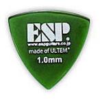 ピック 5セット ESP PD-PSU10 Green Triangle ULTEM Pick トライアングル ウルテム ピック 1.0mm ギター ベース