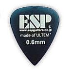ピック 5セット ESP PT-PSU06 Blue Tear Drop ULTEM Pick ティアドロップ ウルテム ピック 0.6mm ギター ベース