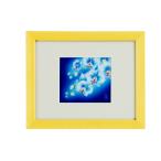 胡蝶蘭　箔押し七宝　24×29