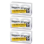 コンドーム 避妊具 サガミオリジナル002 sagami 0.02mm Ｌサイズ ラージサイズ 10個入×3箱セット