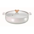 IH対応 軽量 土鍋 セラミックコーティング卓上鍋 グレー 28cm 土鍋 4人〜5人用 おしゃれ なべ IH コロント ステンレス 鍋28cm 四人〜五人