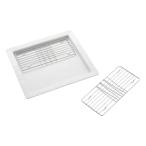 日本製 揚げ物皿 油きり網 スクエア