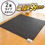 電気カーペット ホットカーペット 2畳 本体 ZC-20S 電気ホットカーペット2畳 電磁波カット 裏面滑り止め加工付き