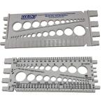 Colony コロニー ボルト ネジ コンプリート ピッチゲージ インチ ミリ 測定工具 作業効率アップ ハーレー 外車 横22cm 縦8.