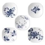 正規輸入品ウェッジウッド ストロベリーブルーム インディゴ ソイディッシュ 5枚セット 結婚祝い プレゼント 40000812