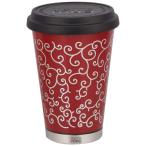 ショッピングサーモマグ THERMO MUG(サーモマグ) フタ付きステンレスタンブラー 唐草 赤 300ml 漆URUSHI MOBILE TUMBLER MIN