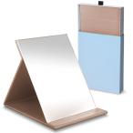 ICHIFUJI подставка для зеркала настольный зеркало настольный зеркало подставка для зеркала косметика зеркало регулировка угла свободный складной (M, розовый бежевый )