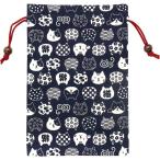  столица . сделано в Японии .. печать . сумка кейс inserting .. печать ....... кошка темно-синий 18×26.5cm