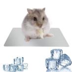 MUYYIKA ハムスター ひんやりプレート 涼感クールベッド アルミ クールマット 涼しい 冷却マット 物理冷却 温度を下げる 暑さ対策