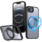 ショッピングiPhone4 PRODELI For iPhone 16e 専用 ケース 第4世代 カバー 米軍MIL規格 360°回転スタンド機能 iPhone SE4