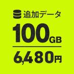 ショッピング限定 WiFi追加通信データ容量100GB（おてがるWiFi端末ご購入者様限定パッケージ）