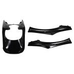 バイクパーツセンター(Bike Parts Center) インナーモール 3点セット 内装 ブラック 黒 塗装済み ホンダ ライブDio/ZX