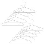 ショッピング無印 無印良品 すべりにくいハンガー ・約幅４１ｃｍ １０本組 83857868