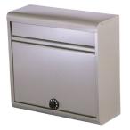 グリーンライフ ポスト 壁掛け【日本製】 スチール製 A4封筒(角形2号)対応 ダイヤル錠 スリム おしゃれ チタングレー FH-614D(TG