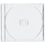 10mm厚CDジュエルケース 1枚収納 透明 10個