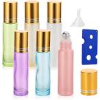 Yorkereynom roll on бутылка 6 шт. комплект 10ml aroma емкость для хранения стекло контейнер затемнение Mini бутылка пульверизатор духи aroma видеть разделение 