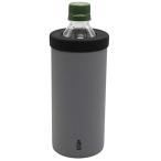 シービージャパン ペットボトル ホルダー グレー Lサイズ 保温 保冷 ステンレス 真空 断熱 BOT GOMUG