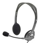  Logicool headset H111r стерео 3.5mm подключение шум отмена кольцо Mike легкий наушники windows mac Chrom