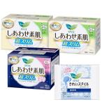 ロリエ しあわせ素肌 超スリム 多い昼用 羽つき22.5cm 20コ入 ×2セット+ロリエ 超スリム 特に多い夜用羽つき35cm 10コ+おまけ