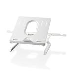  Elecom Note PC подставка складной 8 -ступенчатый 9.5cm высота выше ножек смартфон подставка есть ~15.6 дюймовый Note PC соответствует белый PCA-L