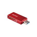 BUFFALO USB3.0 microSD/SD карта специальный устройство для считывания карт красный BSCR27U3RD