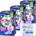 ショッピングロリエ ロリエ 朝までブロック 370 羽つき 37cm 12コ入×3個+おまけ付き