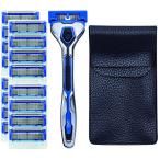 . печать (Kai Corporation) axia большая упаковка тонкий мужчина kami санки ... глубокий .. корпус + бритва 17 шт + место хранения сумка имеется 