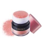 ルナジェナ パットチークTB ローズピンク ピンクオレンジ チーク ポンポン 簡単 チークパウダー チークパフ付き 無香料 無鉱物油 パラベンフリー 日本製 公式