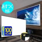 【11日まで限定クーポン対象】 スクリーン プロジェクター 吊り下げ 手巻式 100インチ 手巻き式プロジェクタースクリーン