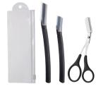 100 шт ограничение [ перевод есть специальная цена ] чёрный цвет ресницы cut ножницы . шерсть бритва 2 шт. комплект производство шерсть отделка . внизу уход лицо для kami санки безопасность защита есть с футляром!