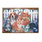  интерьер коврик собака & кошка рисунок коврик перед дверью кошка кошка 