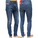 DIESEL スキニー寄りスリムテーパード「超」ストレッチ ジーンズ 2019 D-STRUKT 09D47 すごく伸びます！