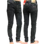 DIESEL 渋みのある微ウォッシュ加工 ブラックスキニー ストレッチ ジーンズ1979 SLEENKER A03594 0ENAN 細見え 脚長効果バツグン